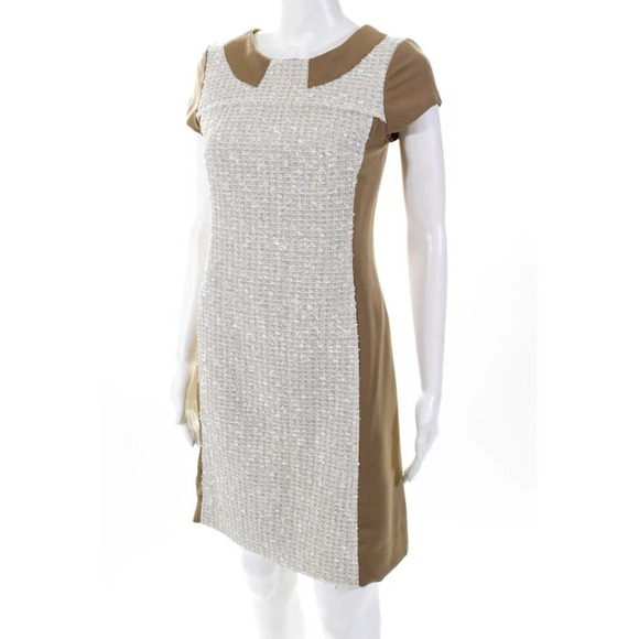 Shannon Mclean Tweed Knit Short Sleeve Dress - Picture 2 of 4